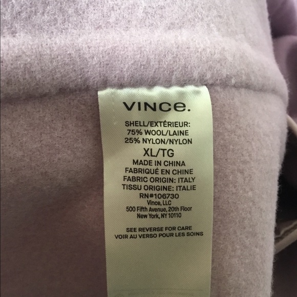 Vince wool blend overcoat - Picture 9 of 11